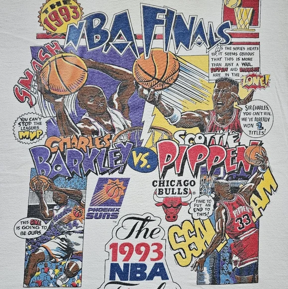 Barkley 1993 Nba Finals Shirt Vintage 93 NBA Finals Barkley X
